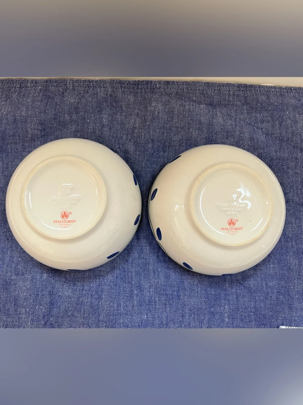 Pfaltzgraff Springwood Soup Cereal Bowls Set of 2 Discontinued Pattern 5 1/2